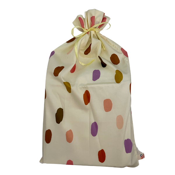 Geschenkbeutel mit Boden und Kordel