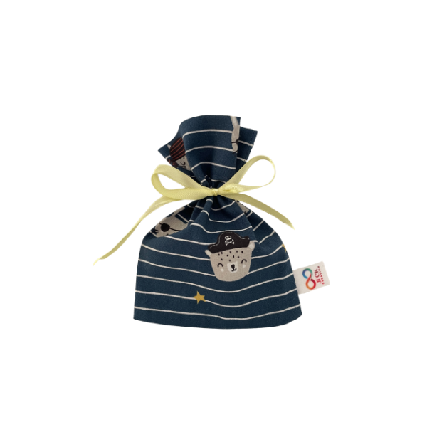 Geschenkbeutel mit Boden und Kordel