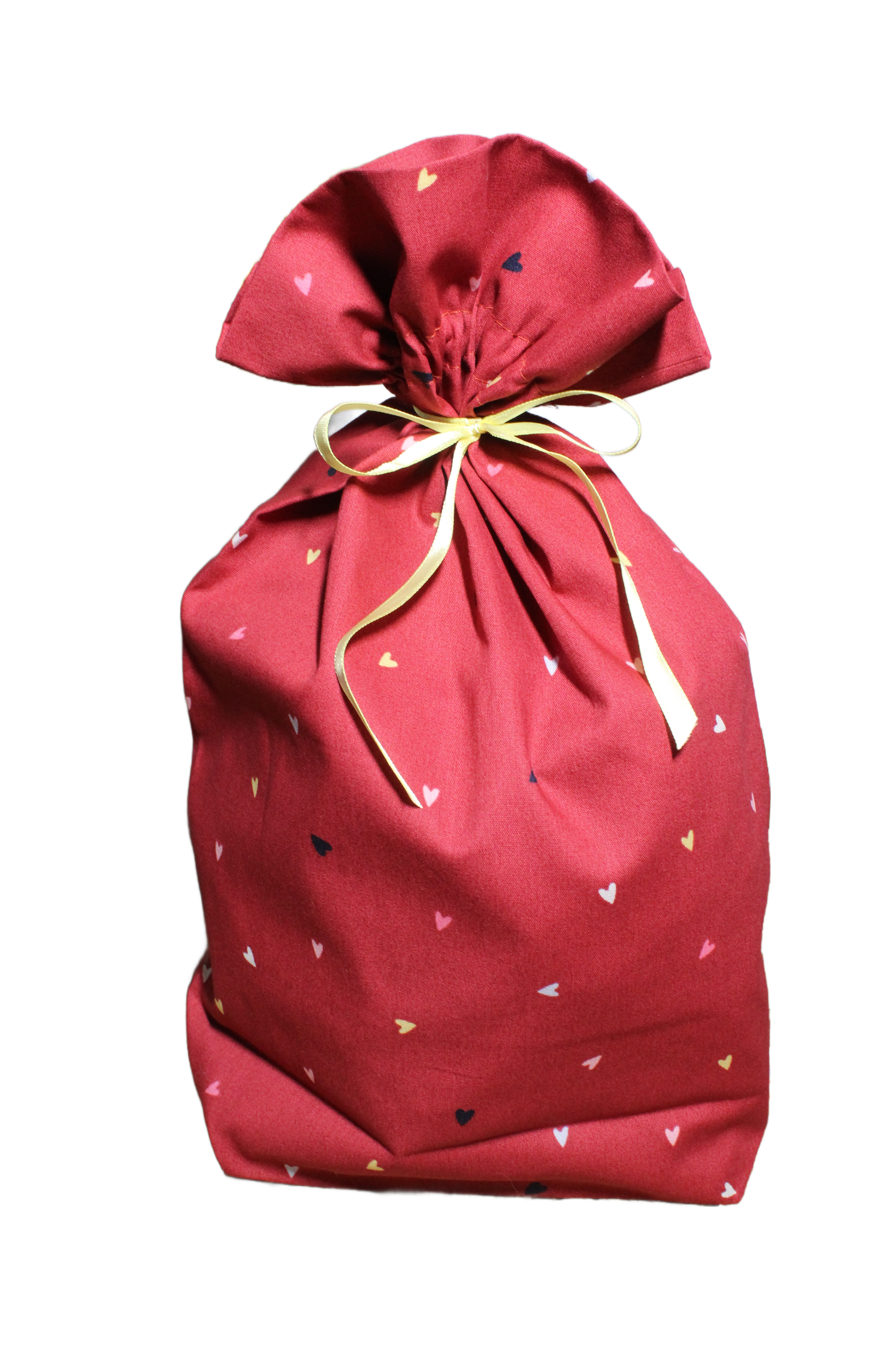 Geschenkbeutel mit Boden und Kordel