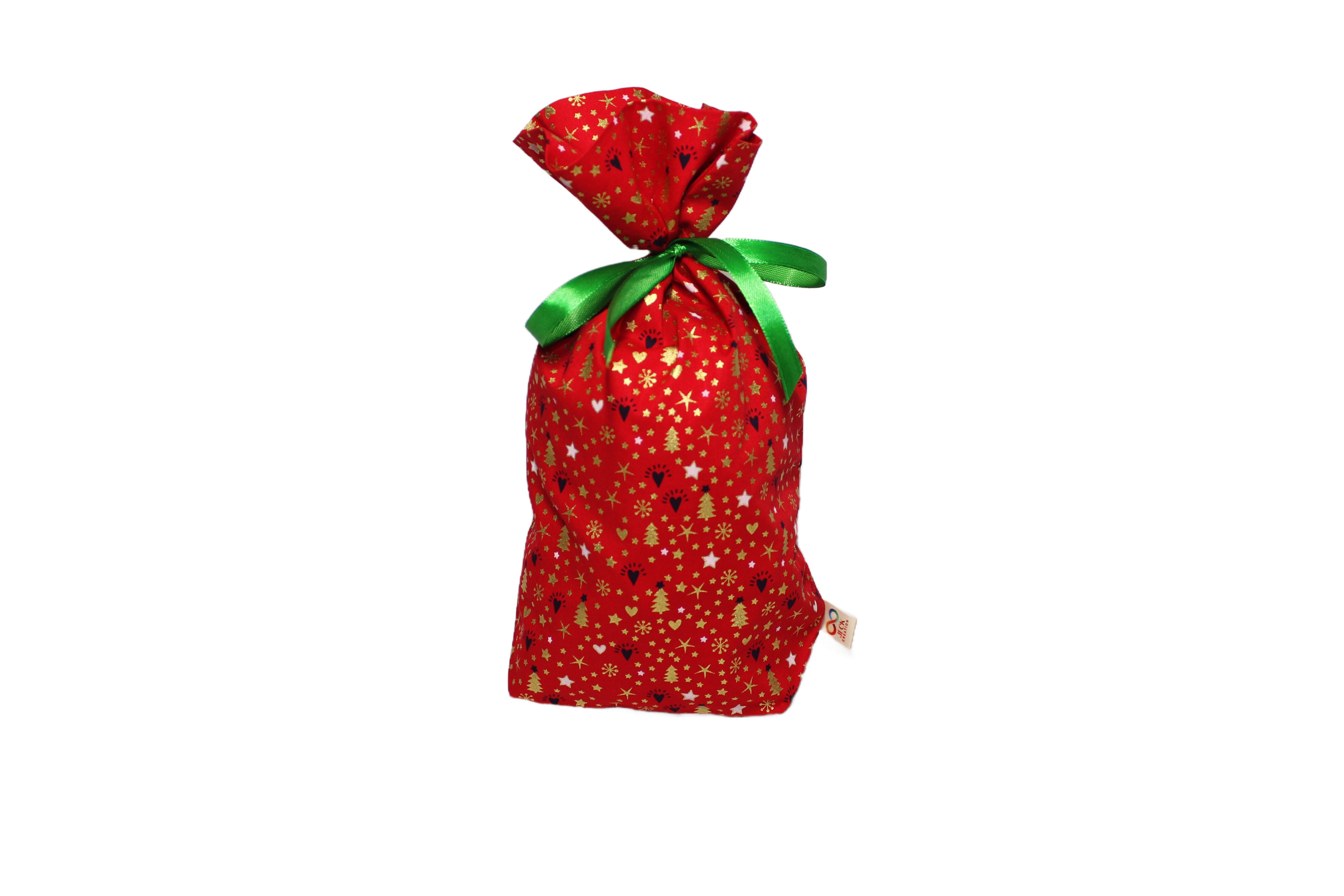 Geschenkbeutel mit Boden und Kordel